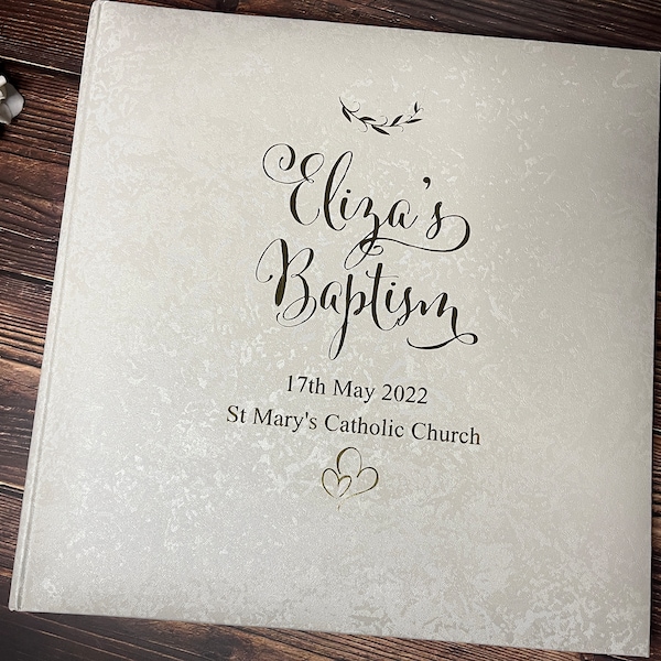 Baptism Photo Album Etsy