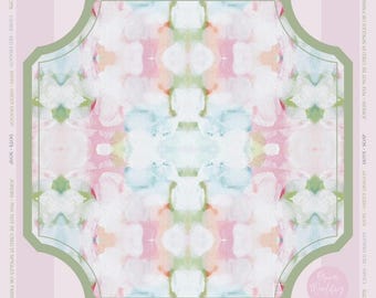 Pastel Pink Mahjong Mat | Mahjong Mat | Mahjong | Mahjong Tablescape | Mahjong Art | Mahjong lover | Mahjong Decor