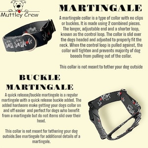Pu&ograve; includere: Collare per cani nero e grigio con il testo "Total Sass" e un cuore rosso. Il collare &egrave; di tipo martingale con chiusura a fibbia. Il testo "Buckle Martingale" &egrave; scritto in bianco su sfondo nero.