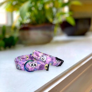 Pociones Collar para perros- Martingala- Liberación rápida- Sin hebilla deslizante- Correa- Collares para perros hechos a mano