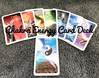 Energy Chakra Cards, oracle cards, tarot cards, chakra cards, healing cards, energy healing