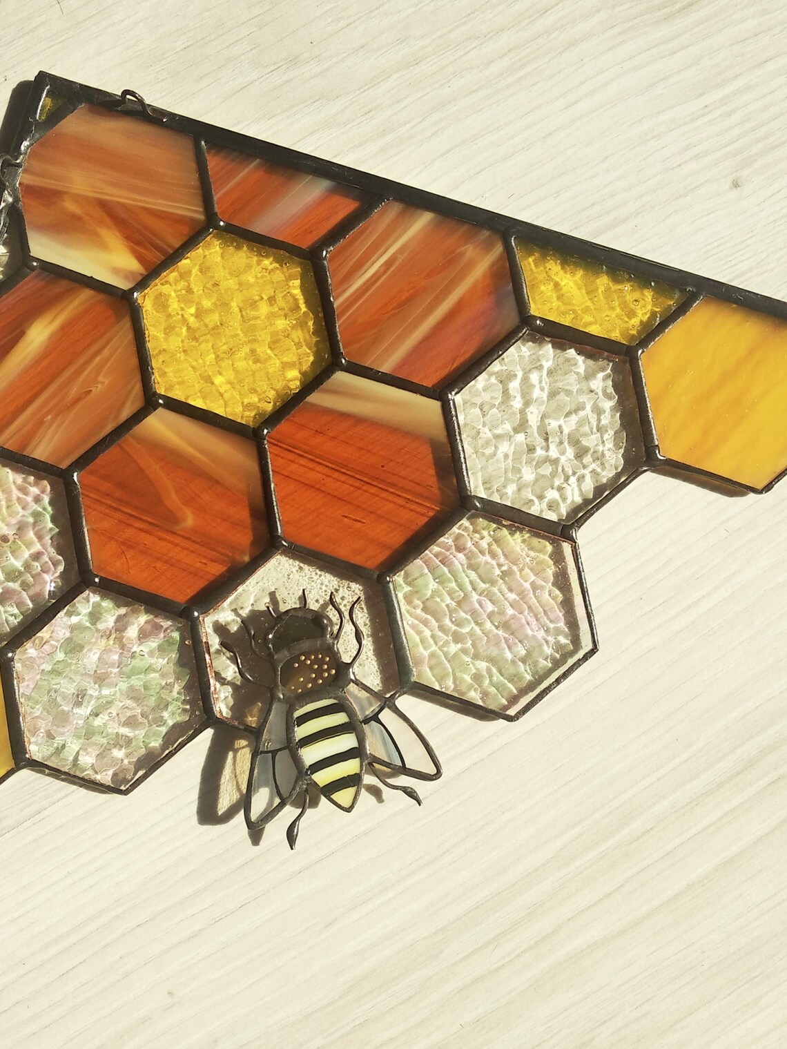 Stained Glass Corner Stained Glass Etsy