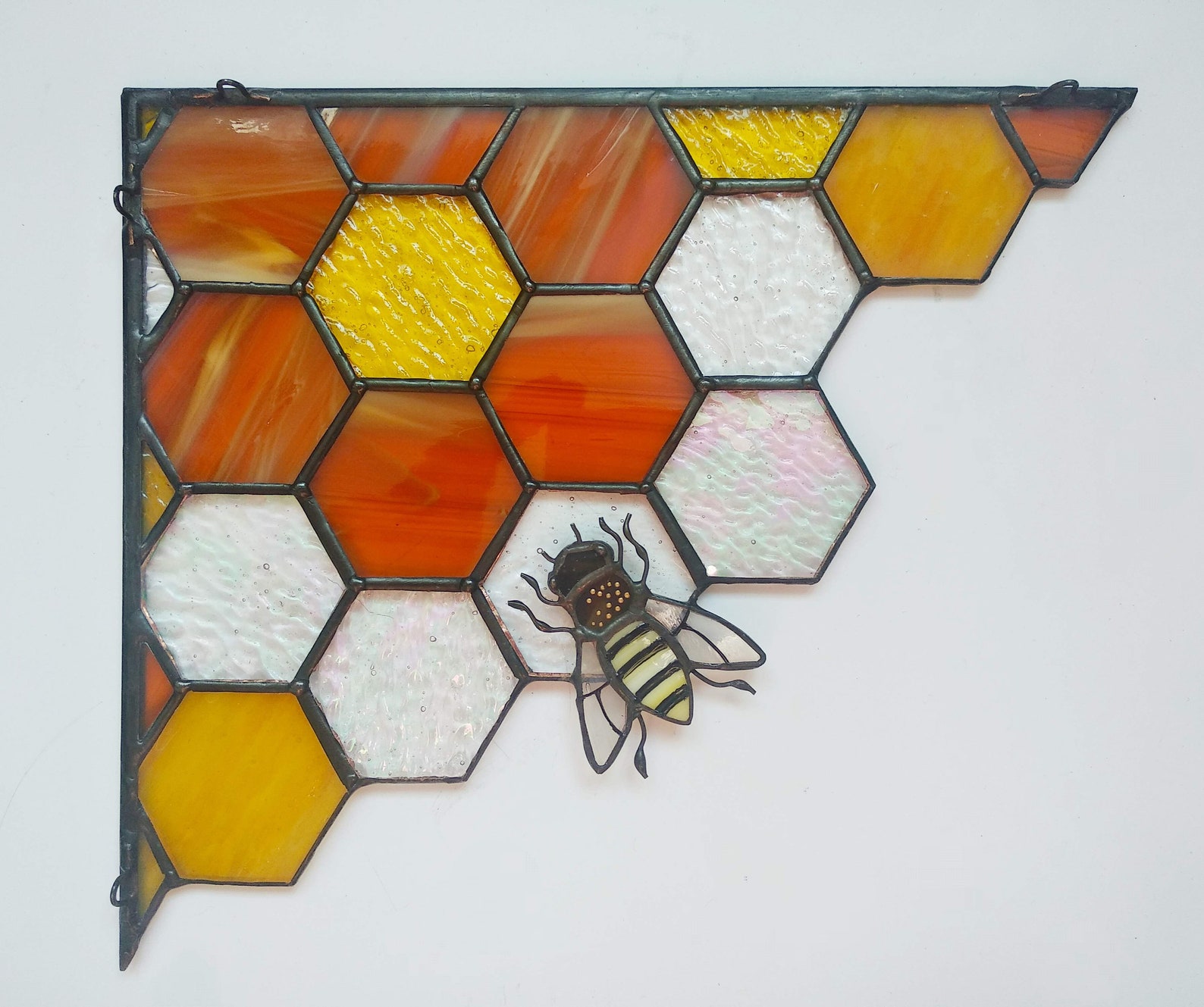 Stained Glass Corner Stained Glass Etsy