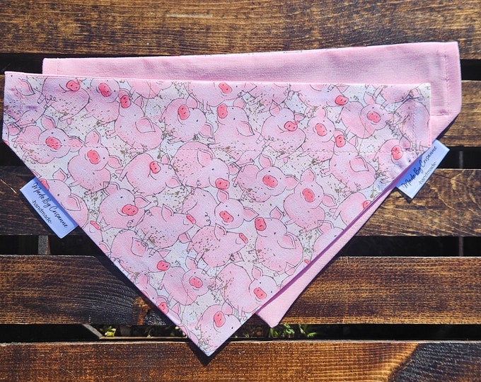 Featured listing image: Pink Piggy Pet Bandana