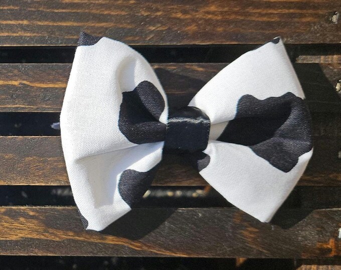 Featured listing image: Cow Print Bow/Bow Tie