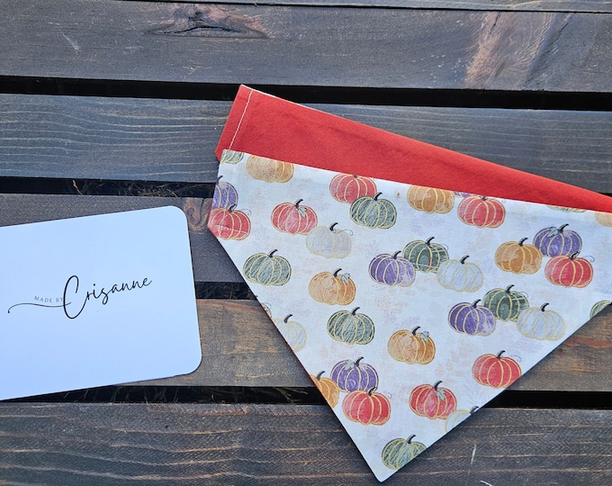 Featured listing image: Pumpkins Pet Bandana