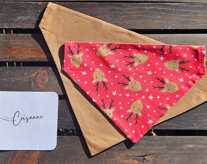 Featured listing image: Reindeer Pet Bandana
