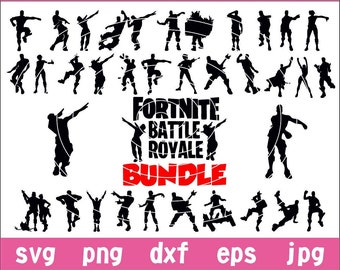 fortnite bundle svg fortnite png fortnite clipart fortnite cricut fortnite design - fortnite silhouette dancers