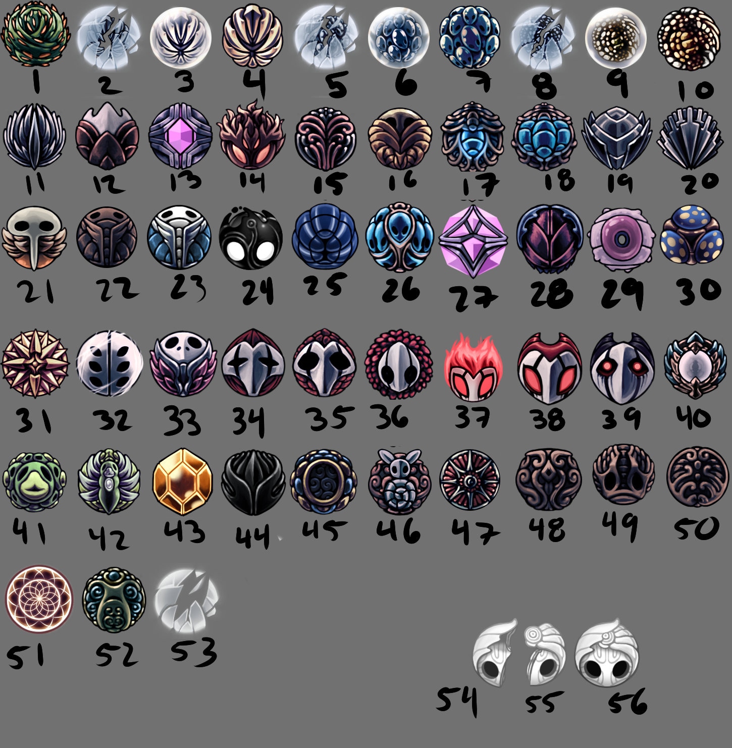 Hollow Knight Inspired Charm Pendants Etsy