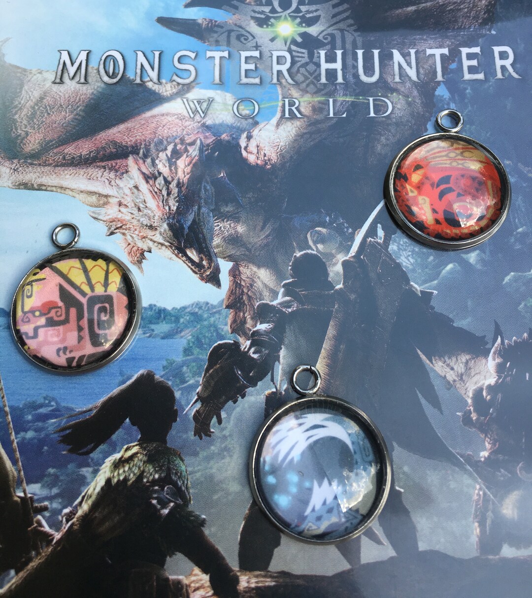 Monster Hunter World ALL Monsters Pendants Etsy