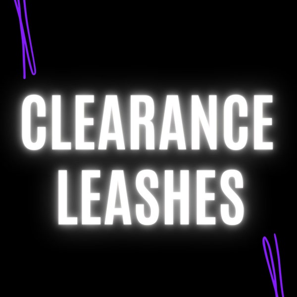 CLEARANCE ITEMS - Sale Dog Leashes - Ready To Ship Nylon Pet Leashes - Discount Dog Accessories - Clearance Dog Leashes - 4 ft. Dog Leash