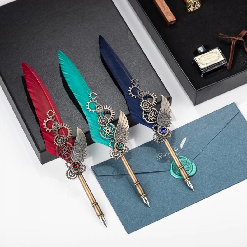 Calligraphy Quill Pen Set With InkCalligraphy Set For Etsy