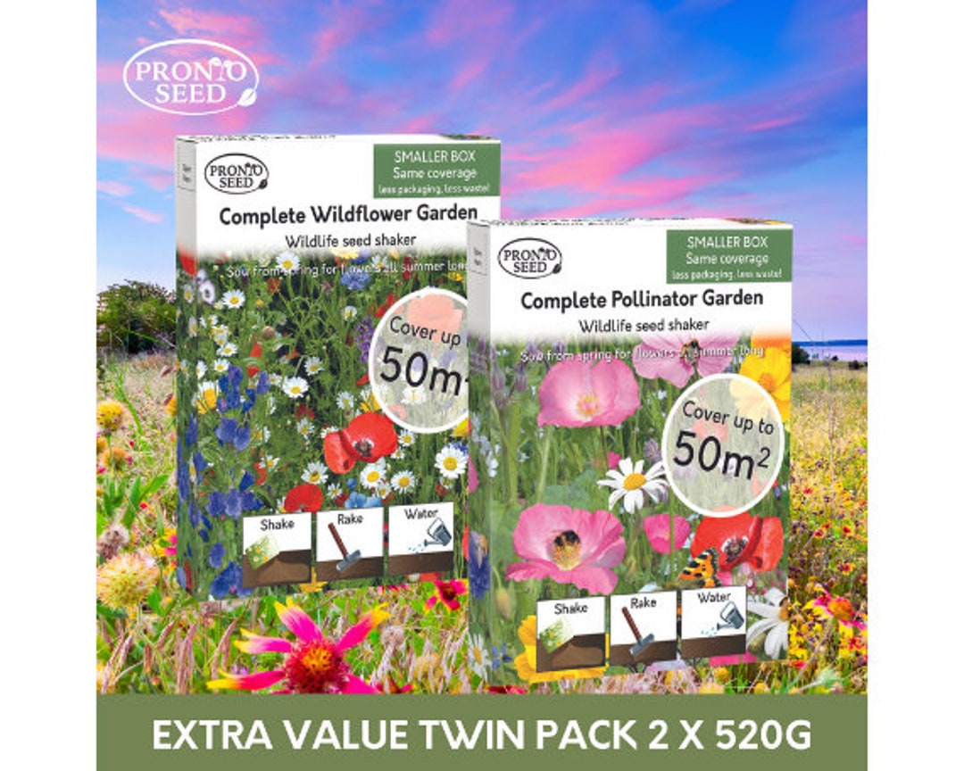 Wild Flower Seed Mix Wild Flowers Seeds UK To Attract Etsy.de