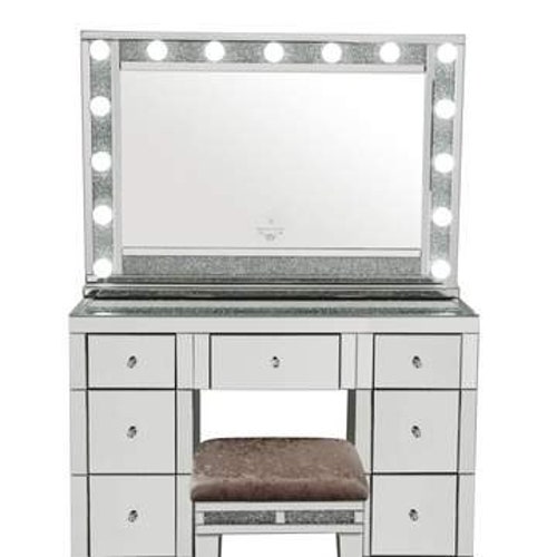 Athena and Iris Hollywood Mirrored Vanity Desk Mirror & Etsy