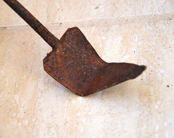 Antique Hand-forged Fire Poker, Wood Stove Poker, Bonfire Poker, Outdoor or Indoor Fire Poker,  Firepit Poker