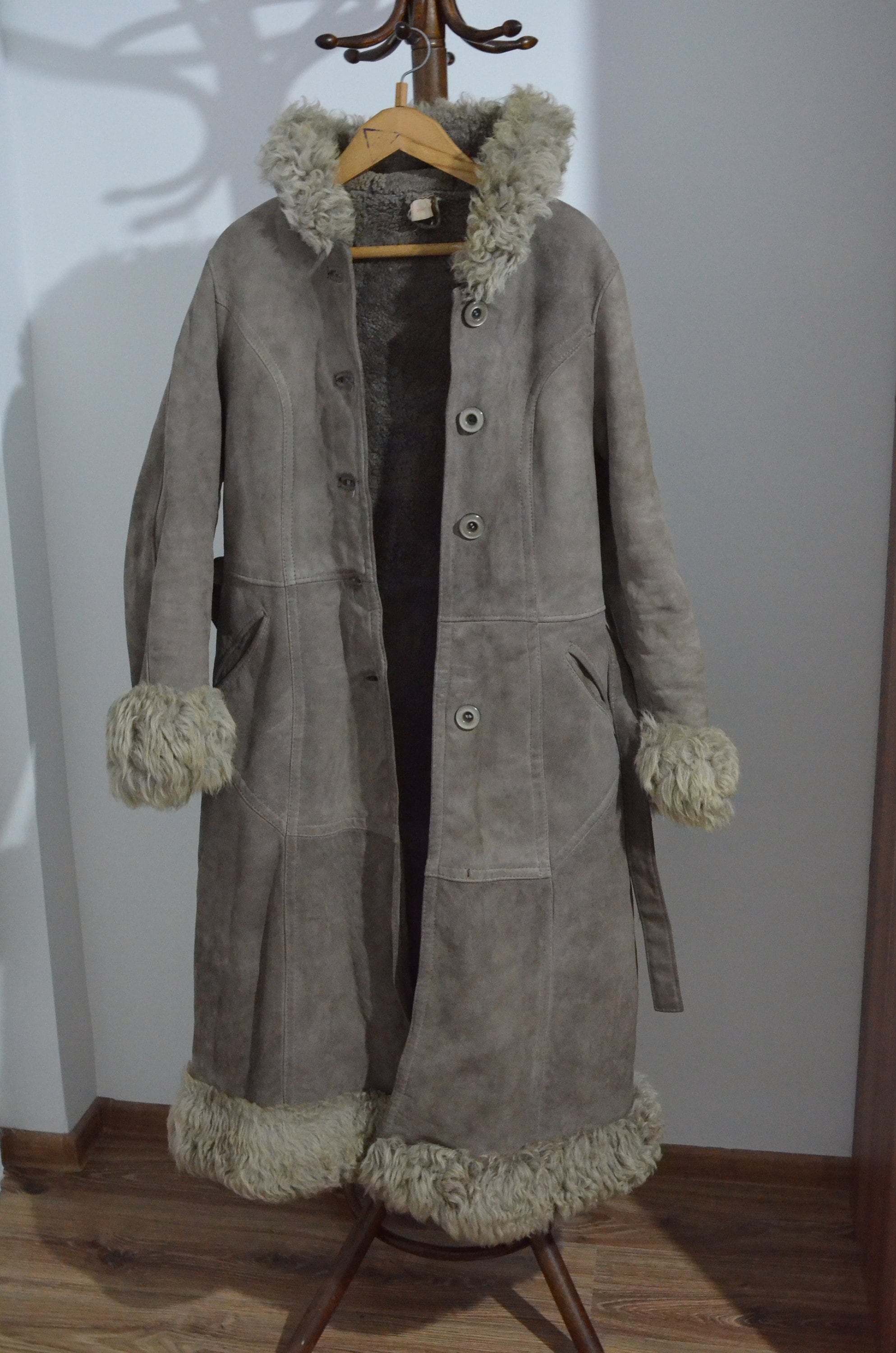 Bulgarian wool and sheepskin hotsell coat