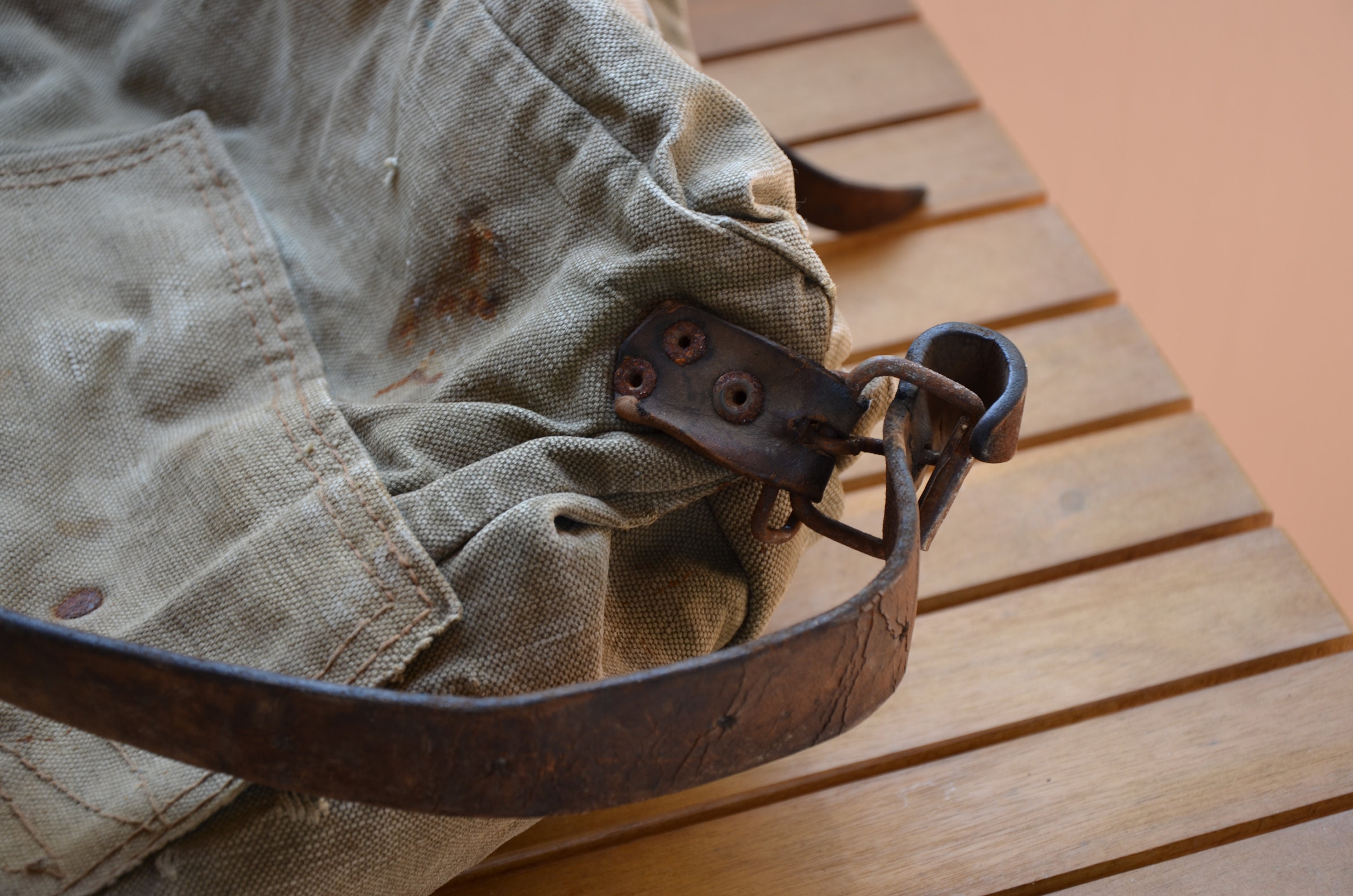 Vintage Military WWII Backpack 1940s, Canvas Backpack, Military Bag ...