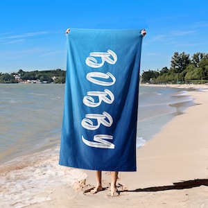 Custom Company Slogan Bath Towel,Personalized Name Beach Towel,Pool Towel For Adult/Men/Woman,Vacation Gift,Picnic Towel,Turkish Beach Towel