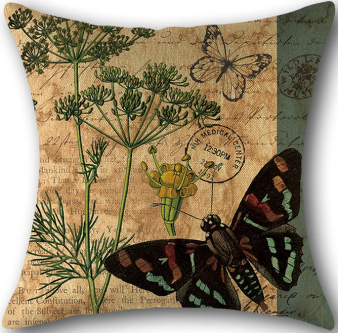 Butterfly Custom bench cushion cover Personalized Custom Etsy