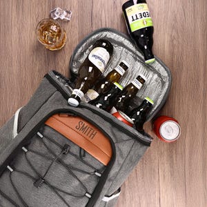 Personalized Cooler Backpack, Custom Lunch Cooler Backpack, Golf Beer Cooler, Hiking Cooler Backpack,Best Man Gift, Birthday Gifts for Men