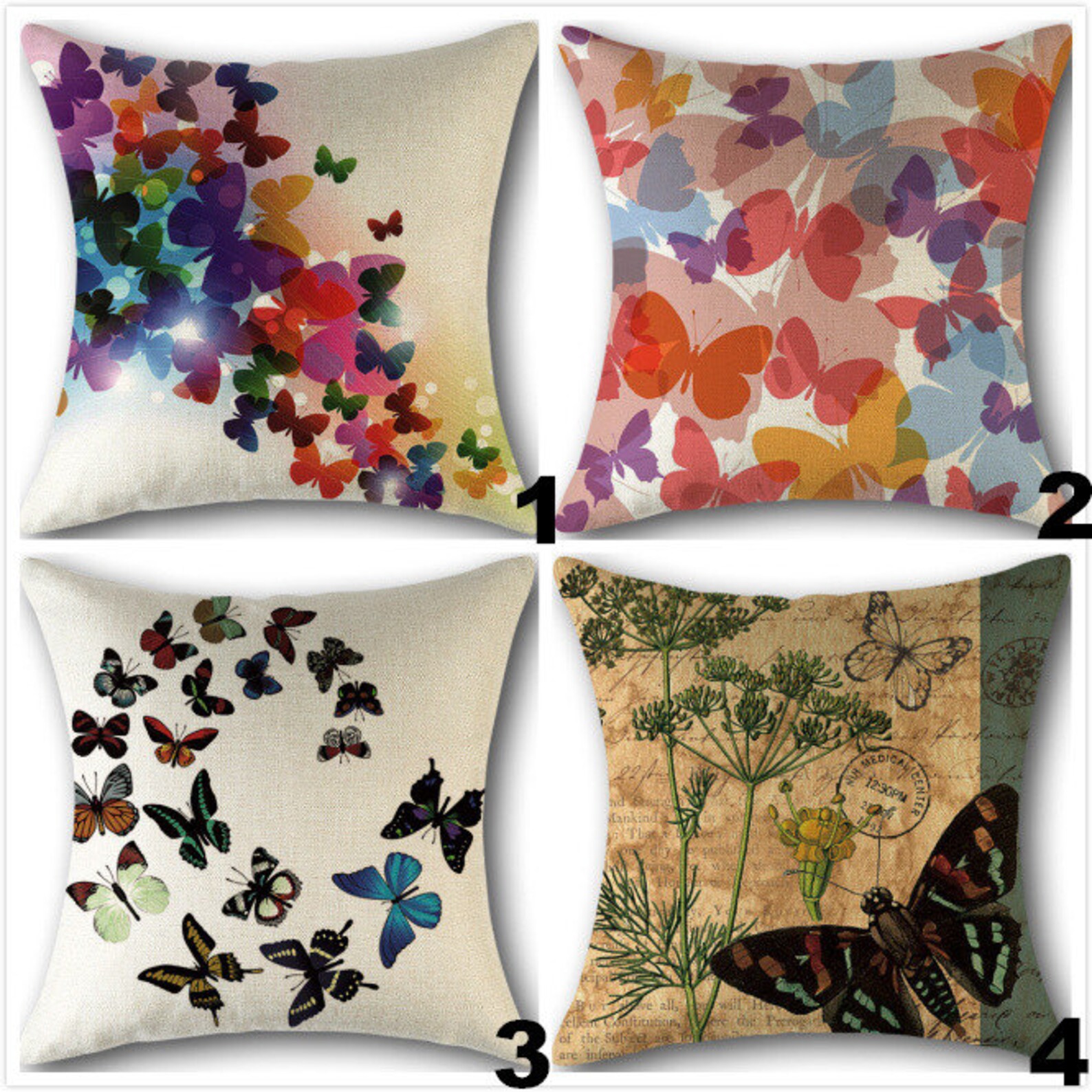 Butterfly Custom bench cushion cover Personalized Custom Etsy