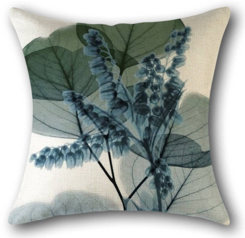 Personalized Custom Pillow case Mystery Flowers Custom bench cushion cover Custom throw pillow case Home living room nursery Decor
