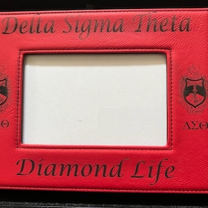 Delta Sigma Theta 4 x 6 Diamond Life Picture Frame