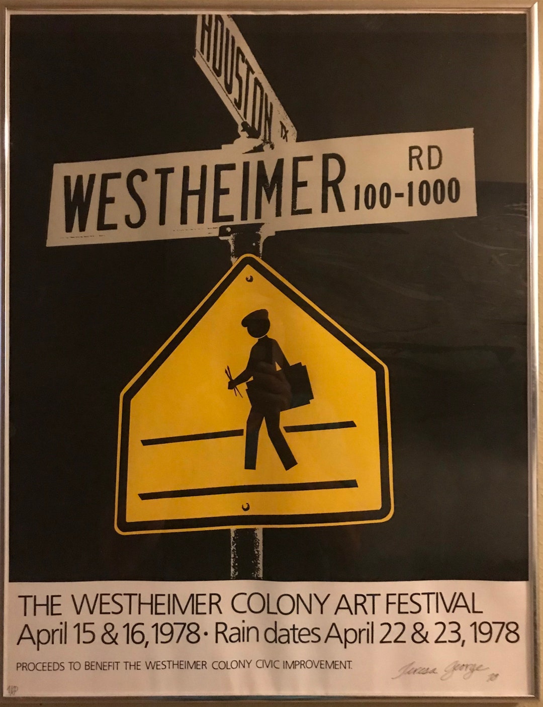 Westheimer Colony Art Festival Posters Etsy