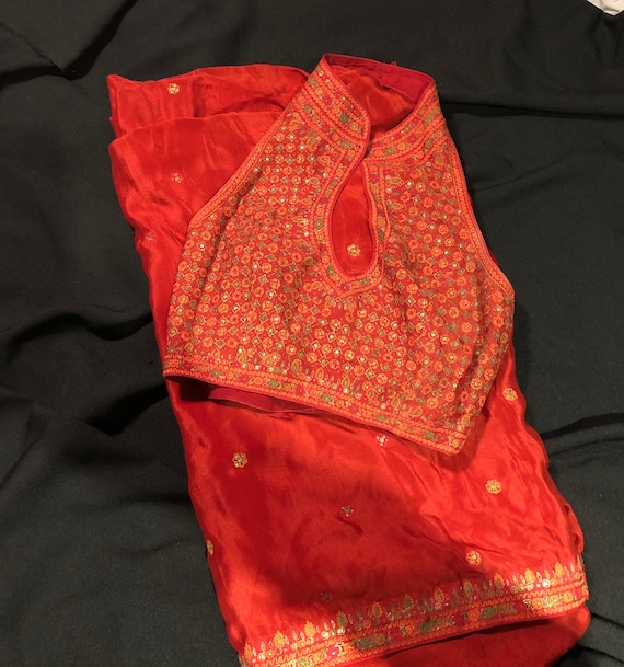 Ritu Kumar Sari Set - Worn Only Once