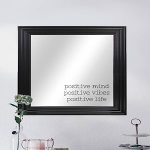 Motivationsspiegel Aufkleber | Positive Affirmation, SpiegelAufkleber, Positive Mind, Positive Vibes, Positive Life, Vinyl Aufkleber,