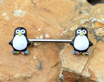 Penguin belly button ring clearance