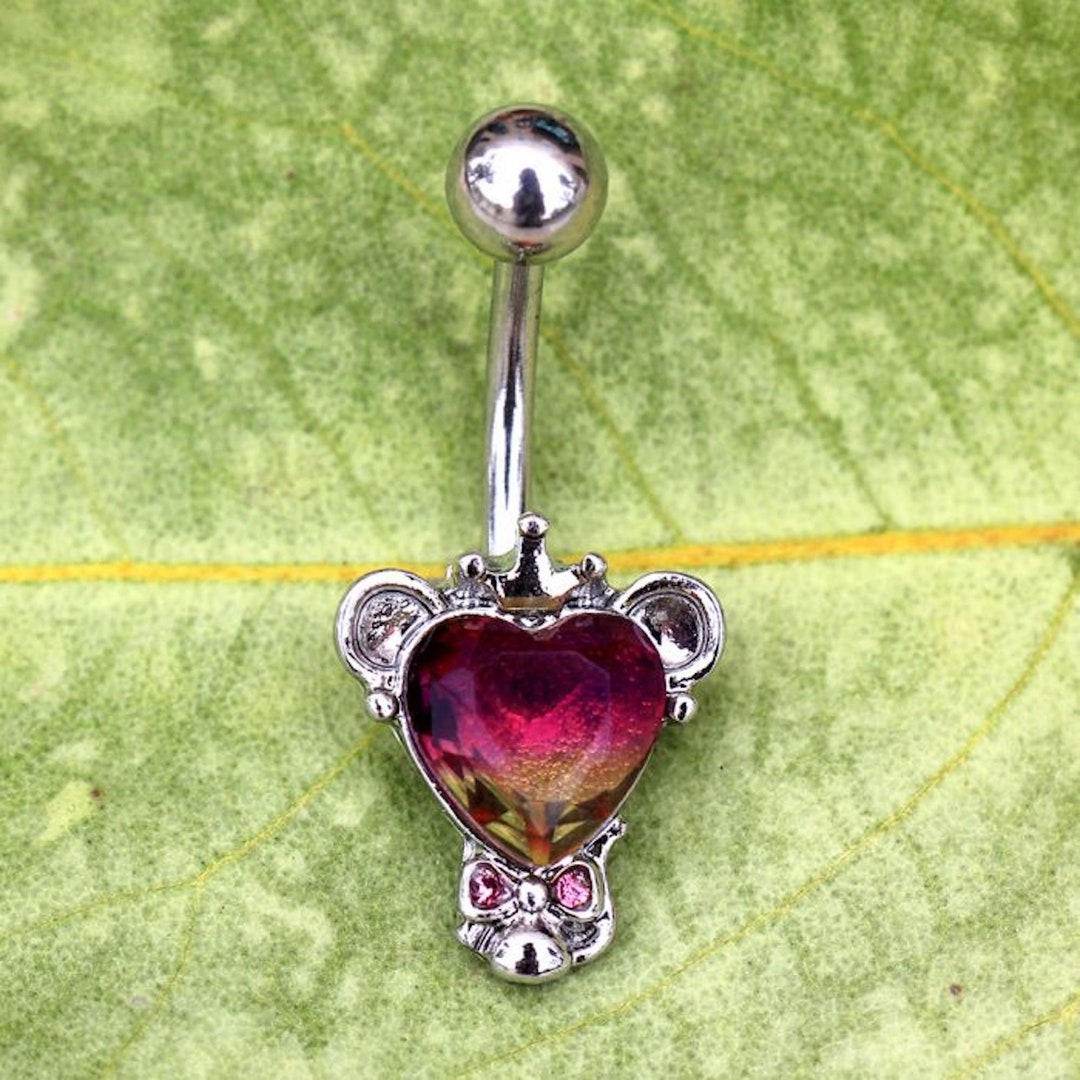 Set Di 5 Anelli Per Ombelico In Acciaio Inossidabile 316L - 14 Gauge, Barrette Da 8mm, Gioielli Per Piercing, Sfera 5mm