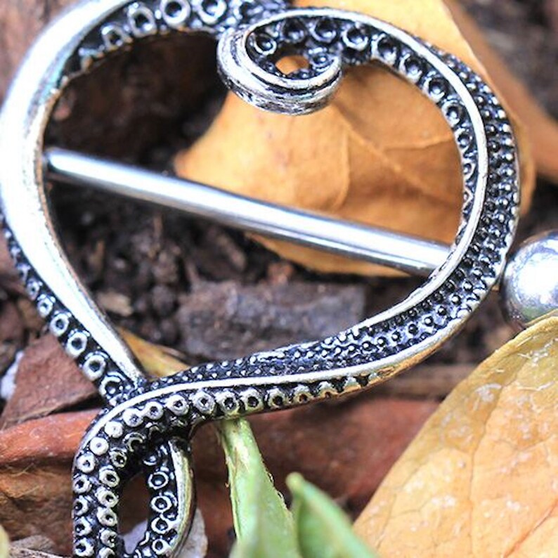 316L Stainless Steel Tentacle Heart Nipple Shield