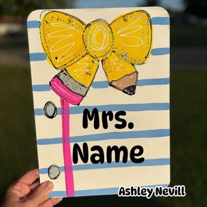 hand painted clipboards