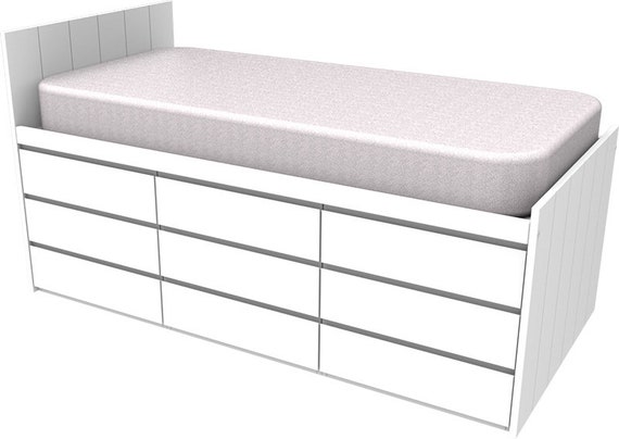 midi bed with storage