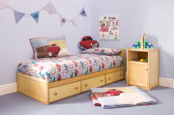 wooden childrens bed