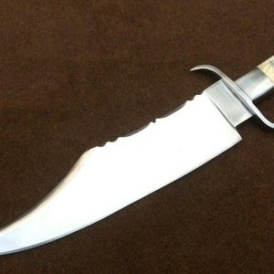 Juan Padillo Bowie knife , Custom Handmade Spring Steel Historical Bowie, Jim Bowie , Museum Replica, Premium Gift , Birthday Gift