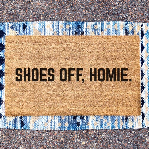 Shoes off Fuckers Door Mat Shoes off Doormat Funny Doormat Etsy