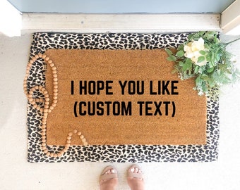 I hope you like custom door mat / custom funny door mat / personalized door mat / Taylor doormat mat / swift door mat / housewarming gift