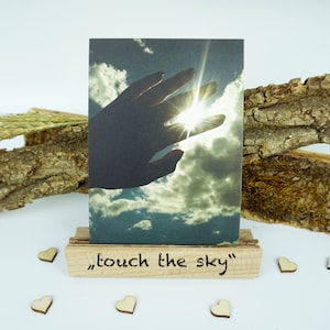 touch the sky - Fotokarte/ Postkarte - gedruckt auf Naturpapier
