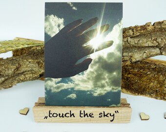 touch the sky - Picture Card/ Postcard - printed on uncoated natural paper