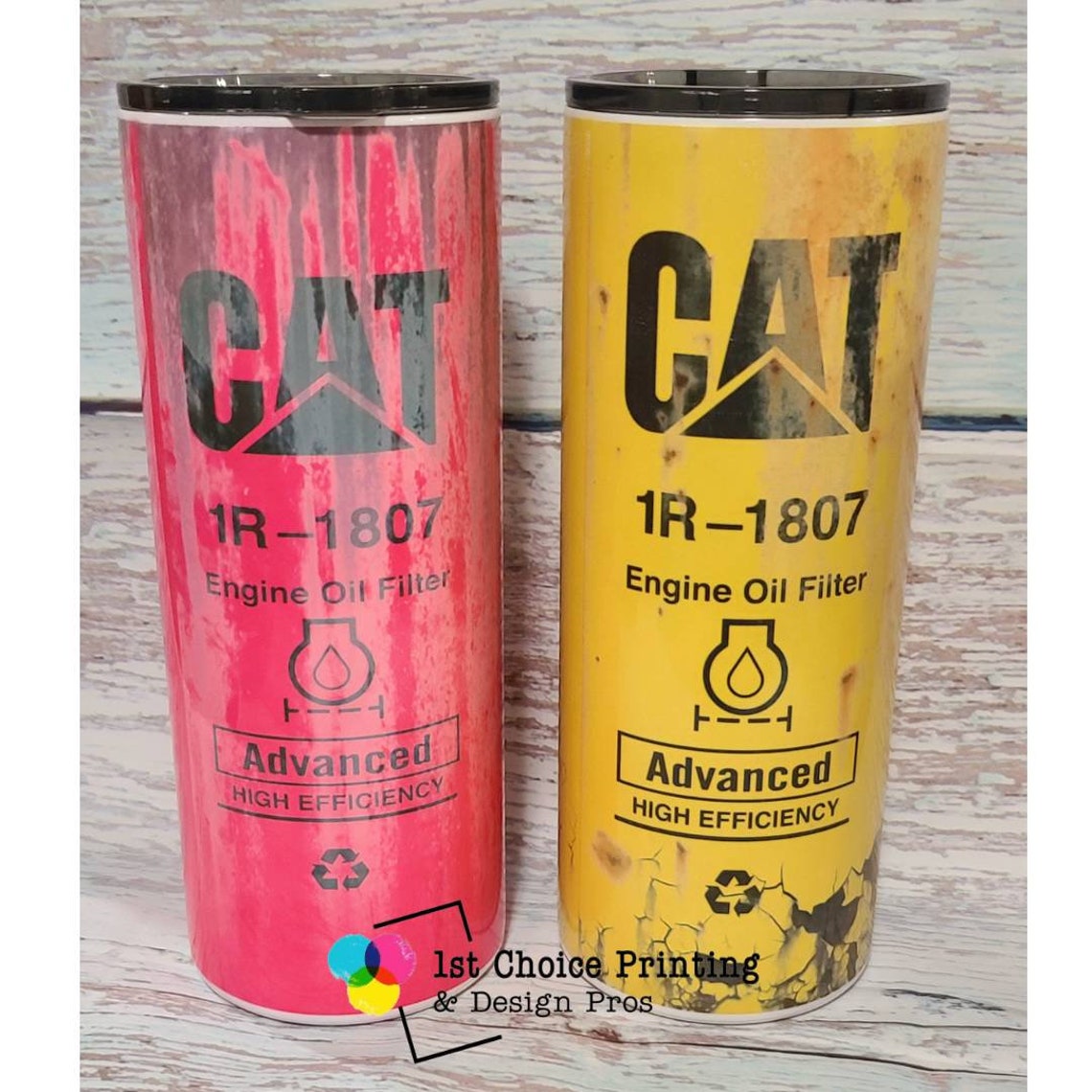 CAT Oil Filter Tumbler 30oz Etsy