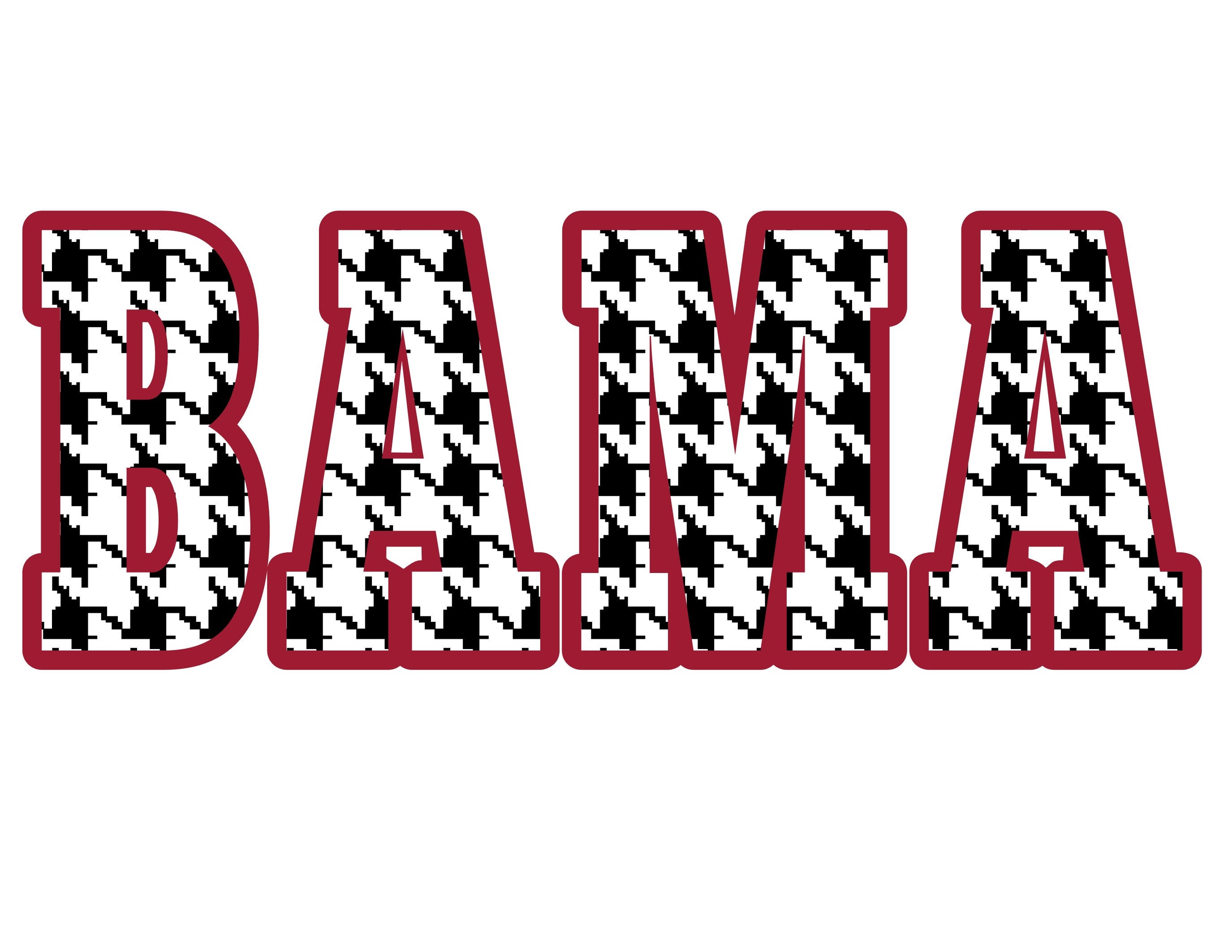 Alabama BAMA Sublimation Digital Instant Download Etsy