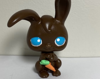 Littlest Pet Shop OOAK Custom Chocolate Bunny Rabbit Spring Easter
