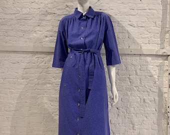 Rare vintage 1950s/60s Marimekko   Nurmesniemi Vuokko  Kihlatasku / Pirput parput Cotton Smock Coat Dress