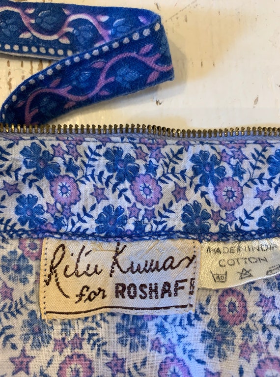 Rare Vintage 1970s Ritu Kumar for Roshafi Indian … - image 8