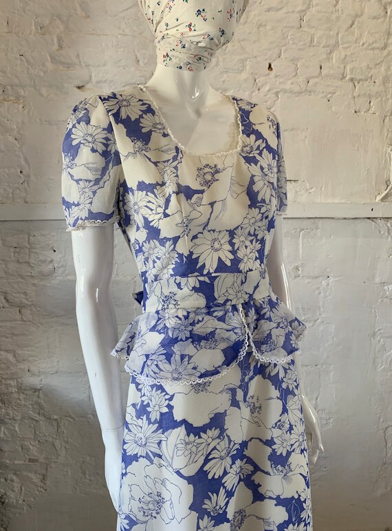Vintage Dollyrockers 1970s floral maxi dress, pr