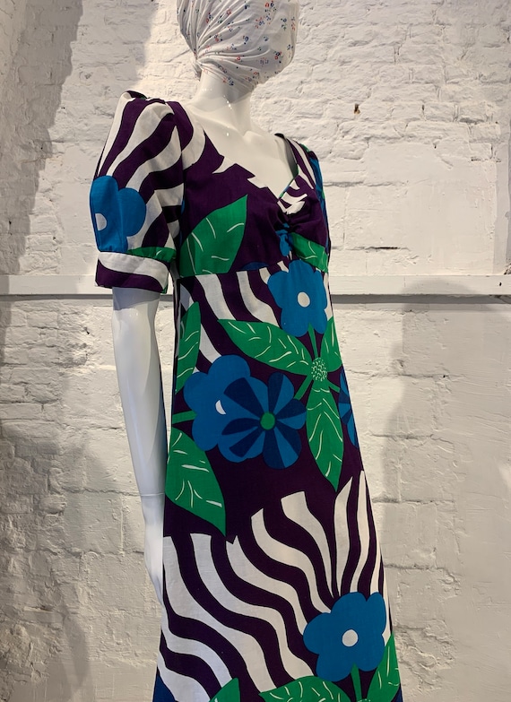 Vintage 1970s Prairie Kaisu Heikkilä Finland Floral Psych