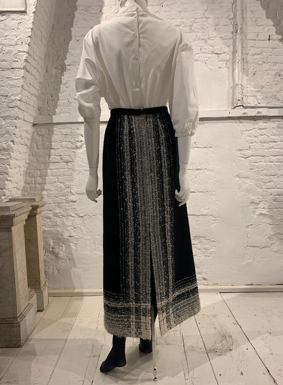 Vintage 1970s wool maxi skirt Arola Finland Maxi .