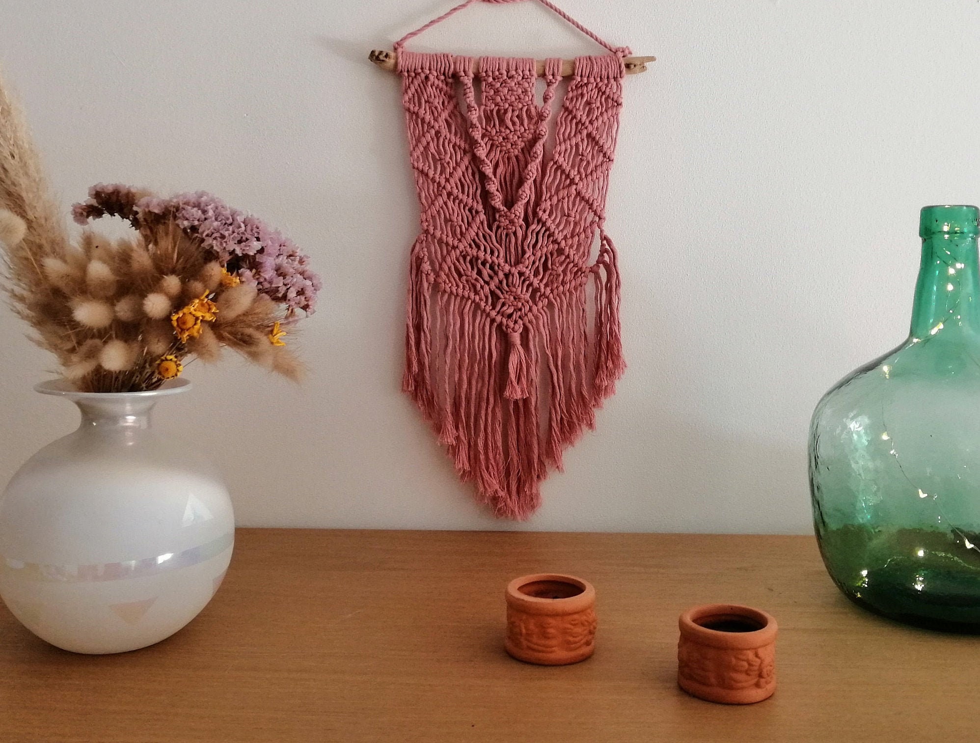 Macramé - Décoration Murale Fait à La Main